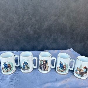 Norman Rockwell seafarers collection 1985 complete set in boxes